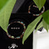 Schokolade | 925 Sterling Silber Rotguss | Meerjungfrau Glaskiesel Armband